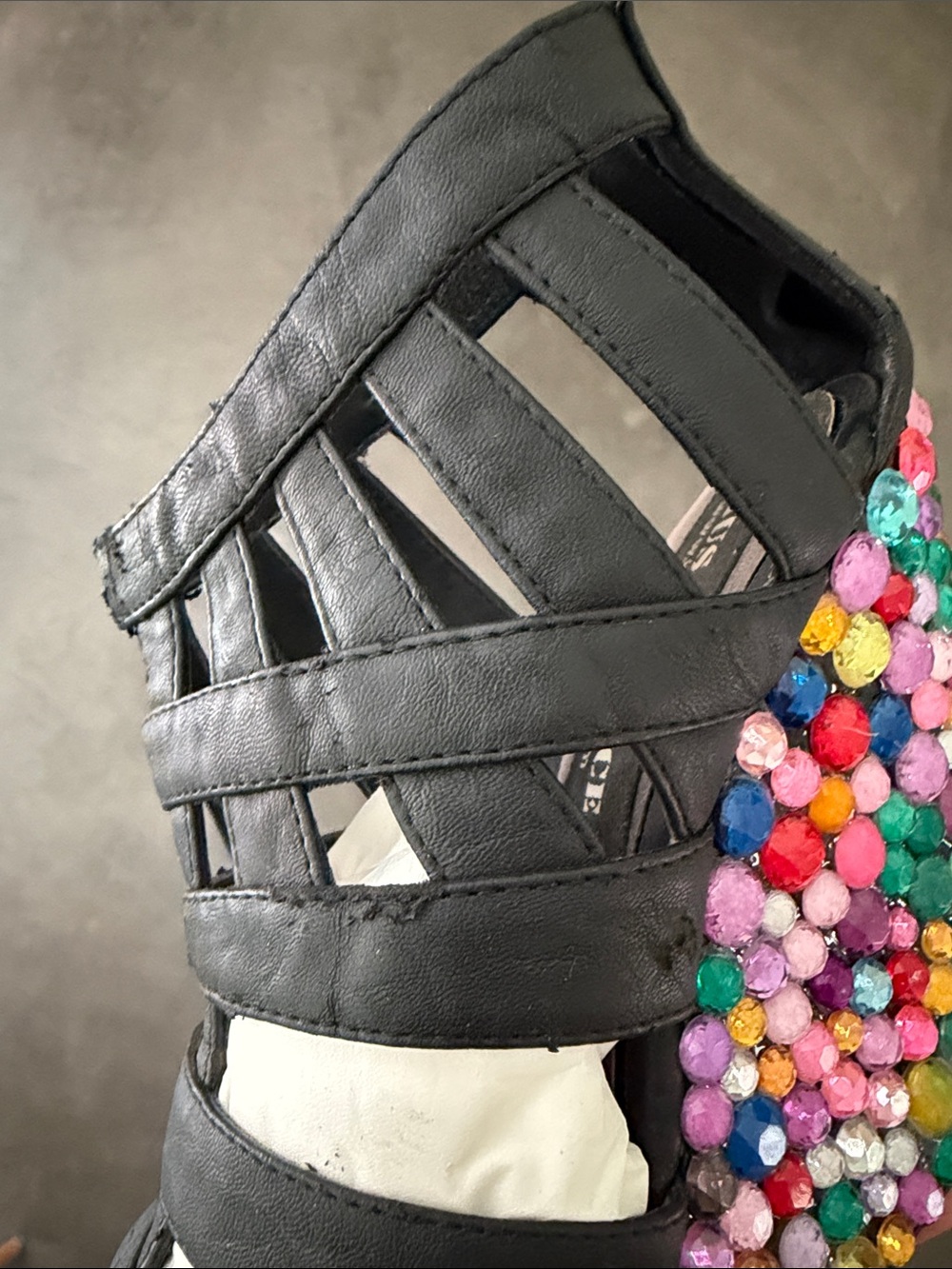 Haus of Price Cage Wedge in Multi Gem RARE - Picture 14 of 16